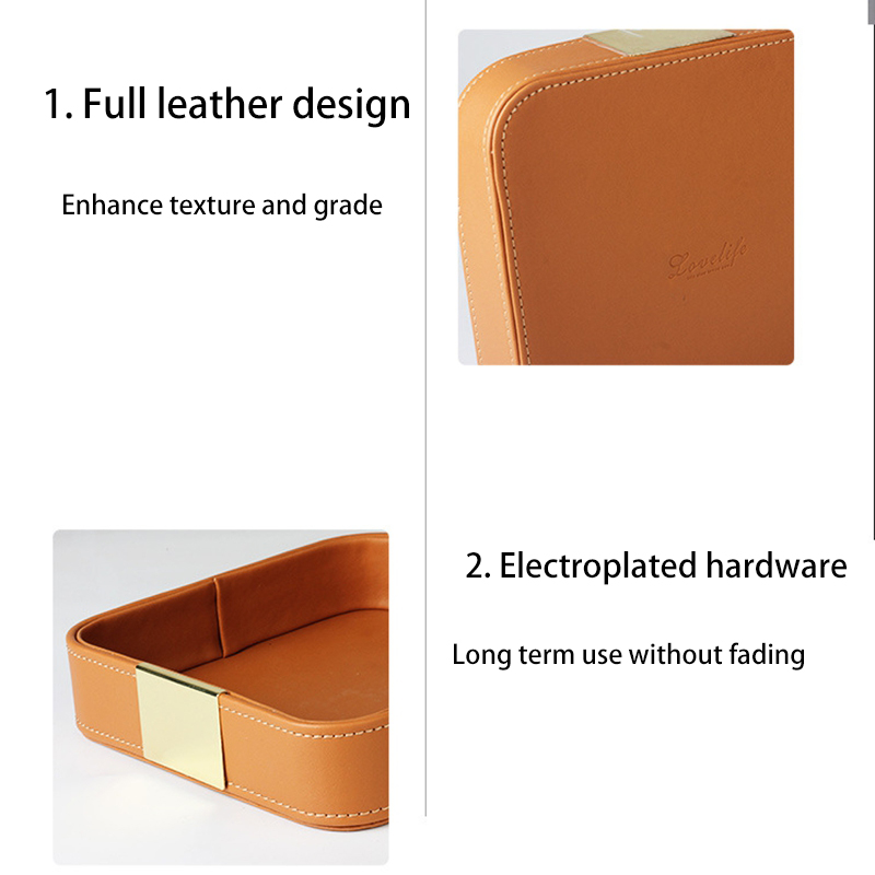 Leather Desk Tray Desktop Stor - مراجعة Jewelry And Watches Store وسعره