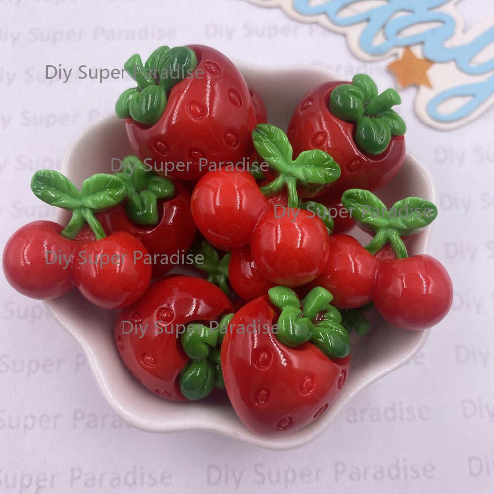 8PCS Resin Kawaii Colorful Red - مراجعة Paradise Jewelry & Watches Llc Miami Photos وسعره