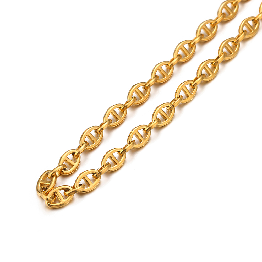 1 Meter Stainless Steel Coffee - مراجعة Hip Hop Chain Necklace وسعره