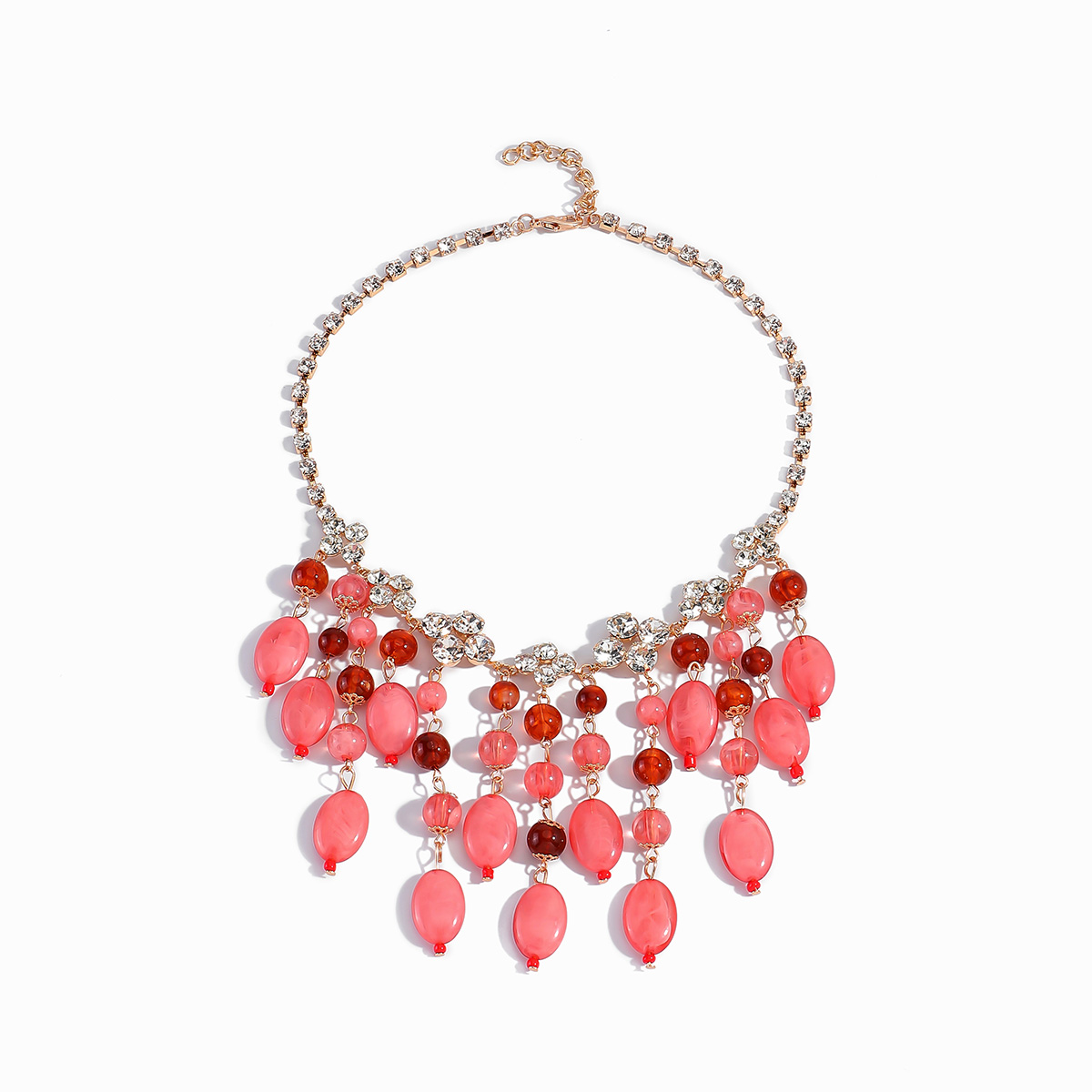 Trendy Pink Red Teardrop Beade - مراجعة Jewelry & Watches Sp Z Oo Ul Frezerów 3 وسعره