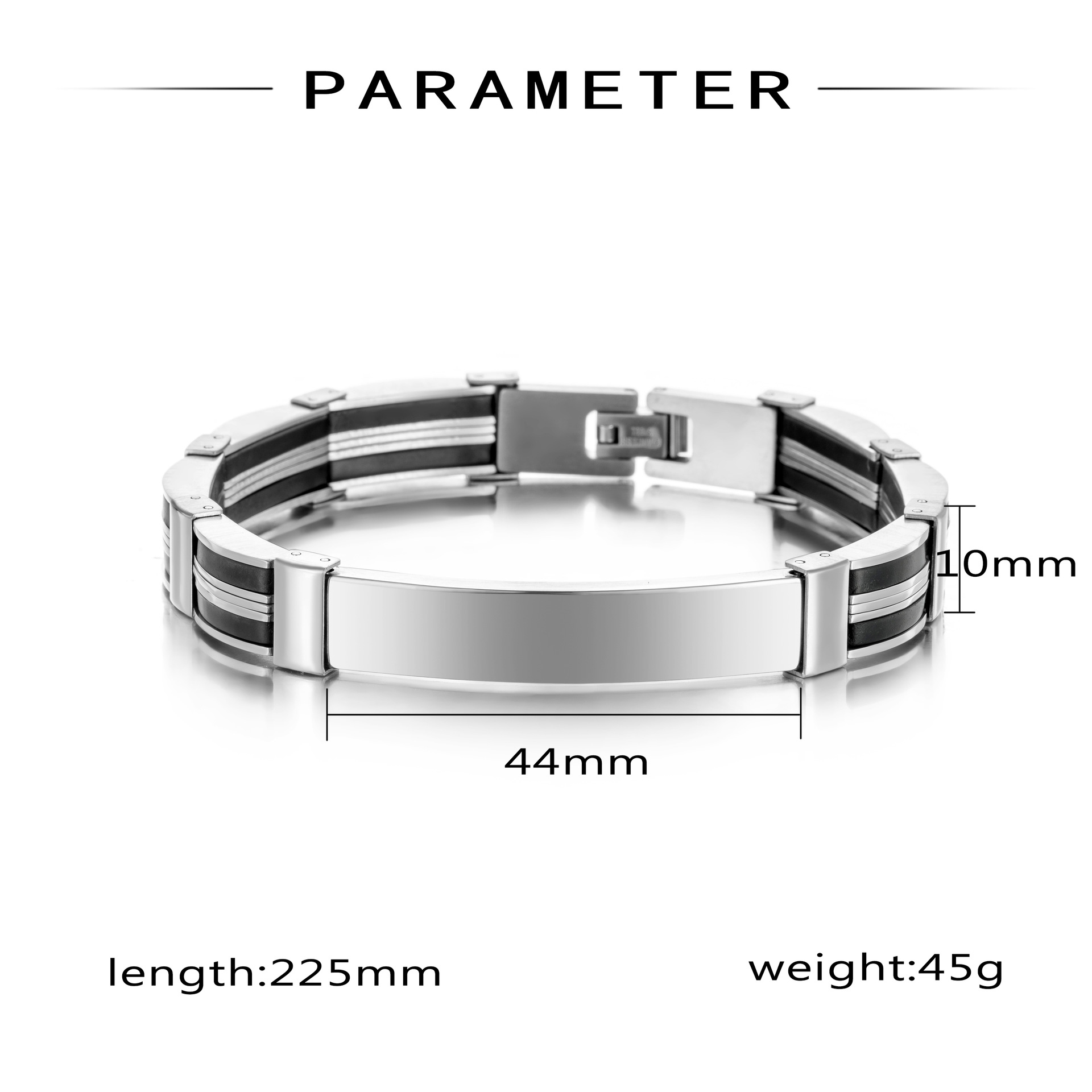 Punk Custom TEXT Name Men Stai - مراجعة Jewelry Watches Men وسعره