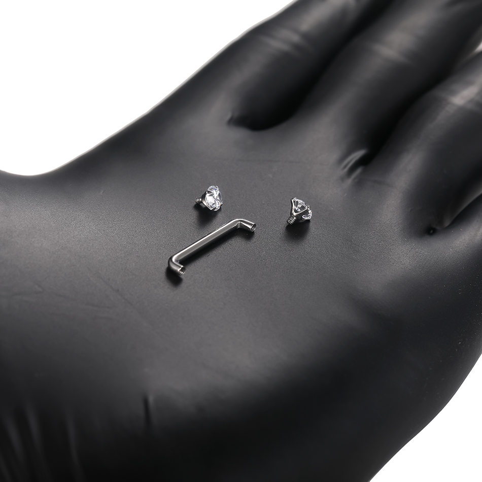1PC Titanium Surface Piercing  - مراجعة Christina Jewelry & Watches Marguerite Ørestik Forgyldt Sølv وسعره