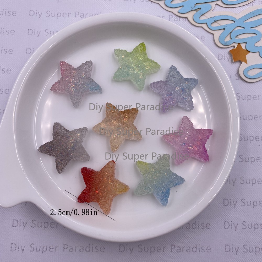 10PCS Resin Clear Candy Color  - مراجعة Paradise Jewelry & Watches Llc Miami Photos وسعره