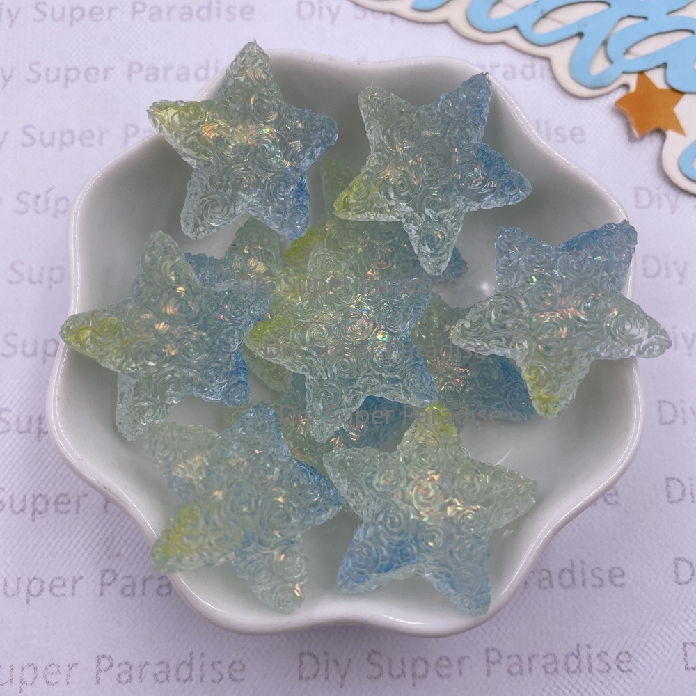 10PCS Resin Clear Candy Color  - مراجعة Paradise Jewelry & Watches Llc Miami Photos وسعره