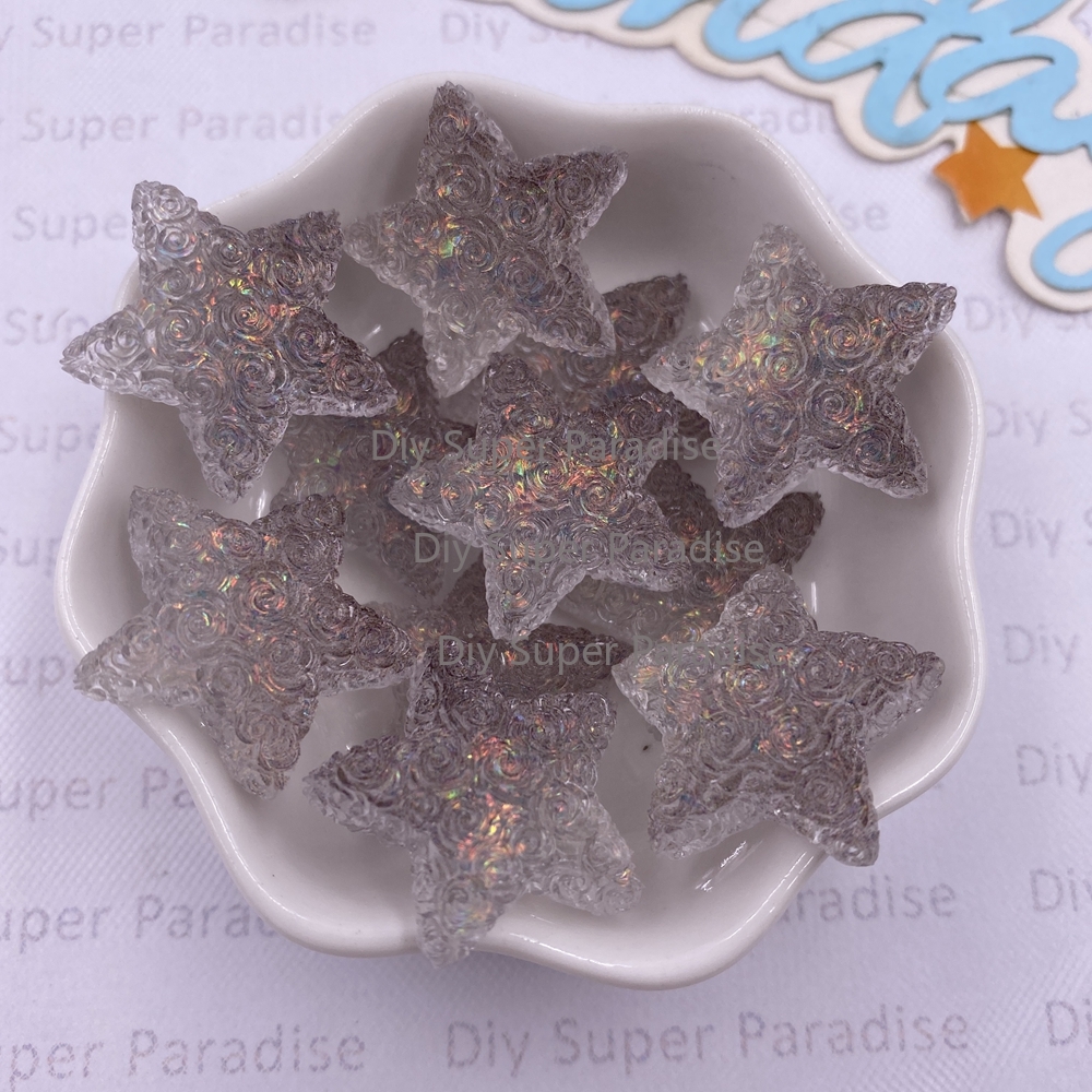 10PCS Resin Clear Candy Color  - مراجعة Paradise Jewelry & Watches Llc Miami Photos وسعره