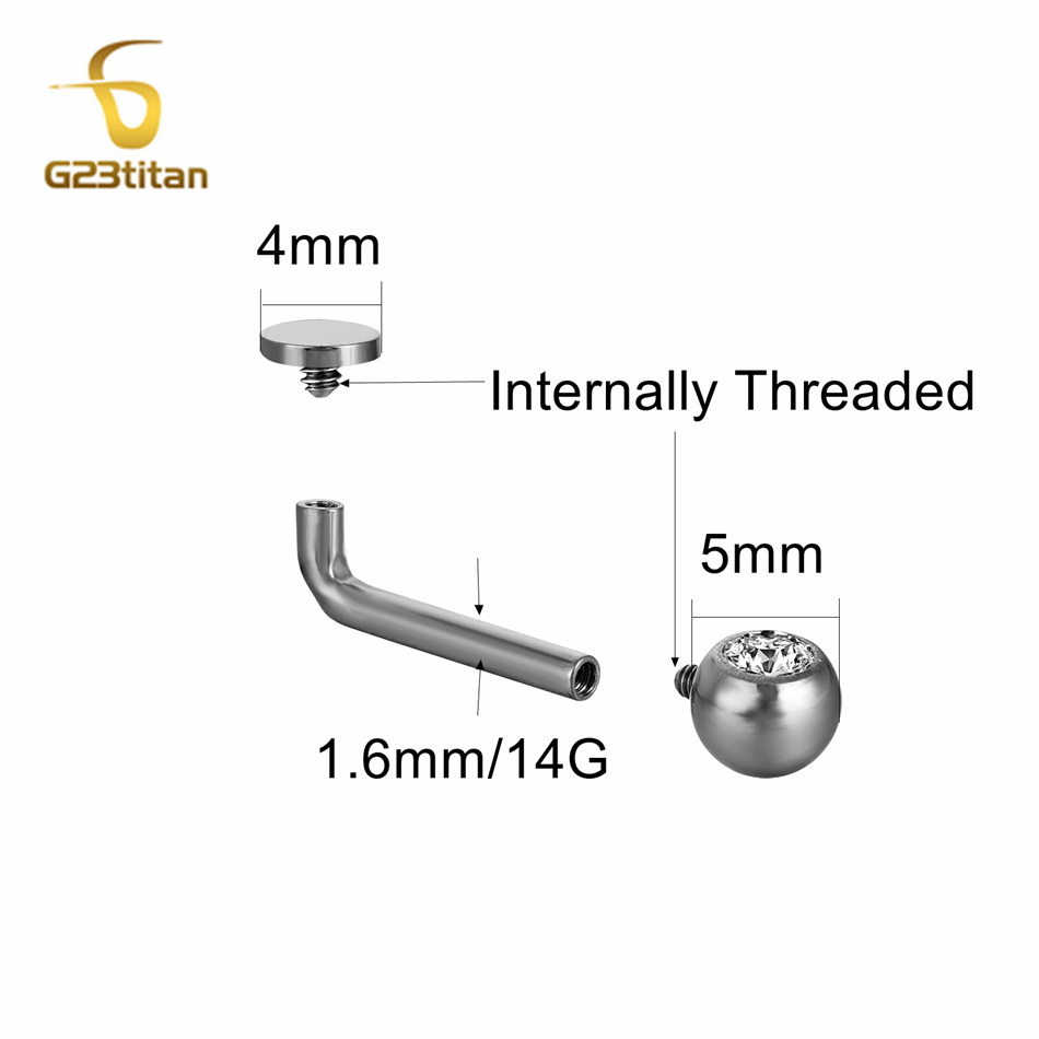 1PC Titanium Pussy Piercing Ch - مراجعة Christina Jewelry & Watches Marguerite Ørestik Forgyldt Sølv وسعره