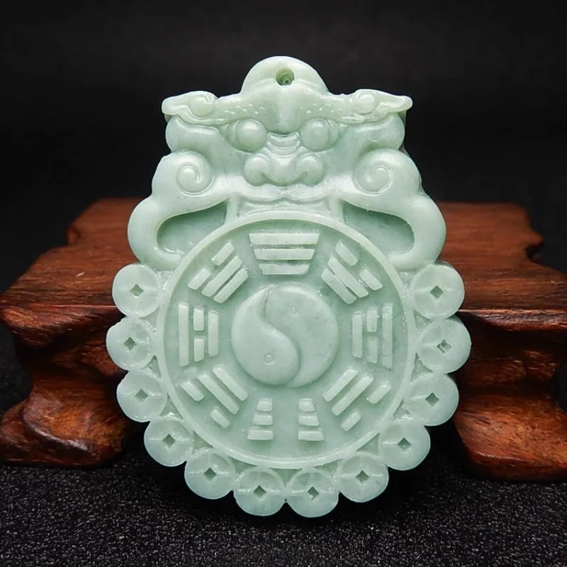 Green Real Jade Tai Chi Pendan - مراجعة Luxury Gifts Jewelry & Watches Namfleg Mostar وسعره