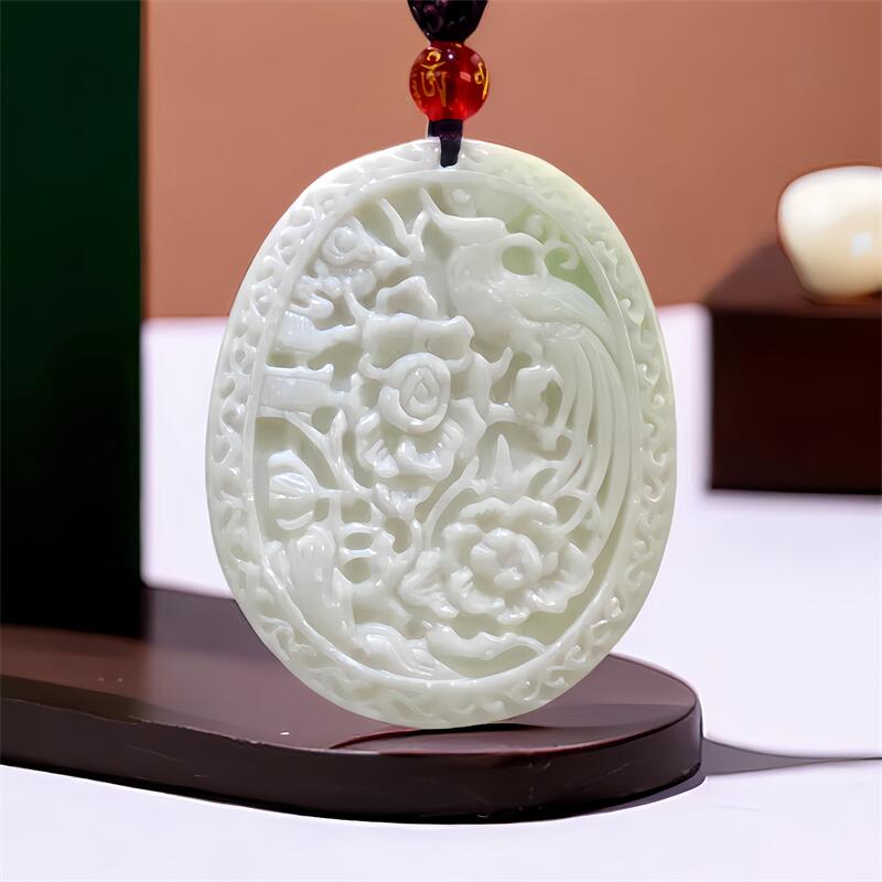 White Natural Real Jade Flower - مراجعة Luxury Gifts Jewelry & Watches Namfleg Mostar وسعره