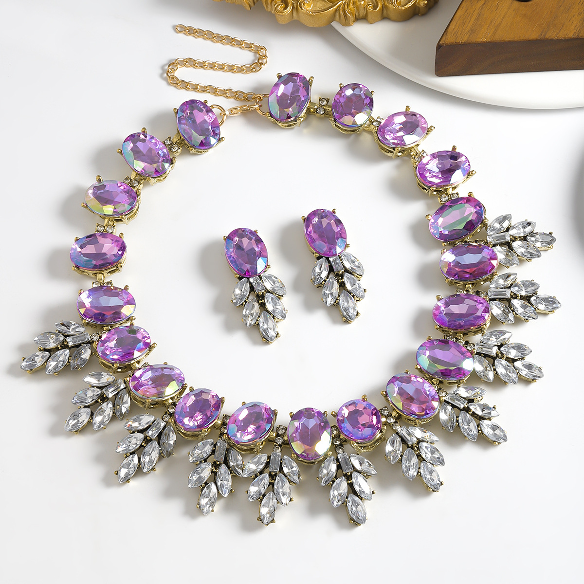 girlgo 3pcs/set luxurious Rhin - مراجعة Eve Jewelry & Watches Distribuidor Oficial Rolex وسعره