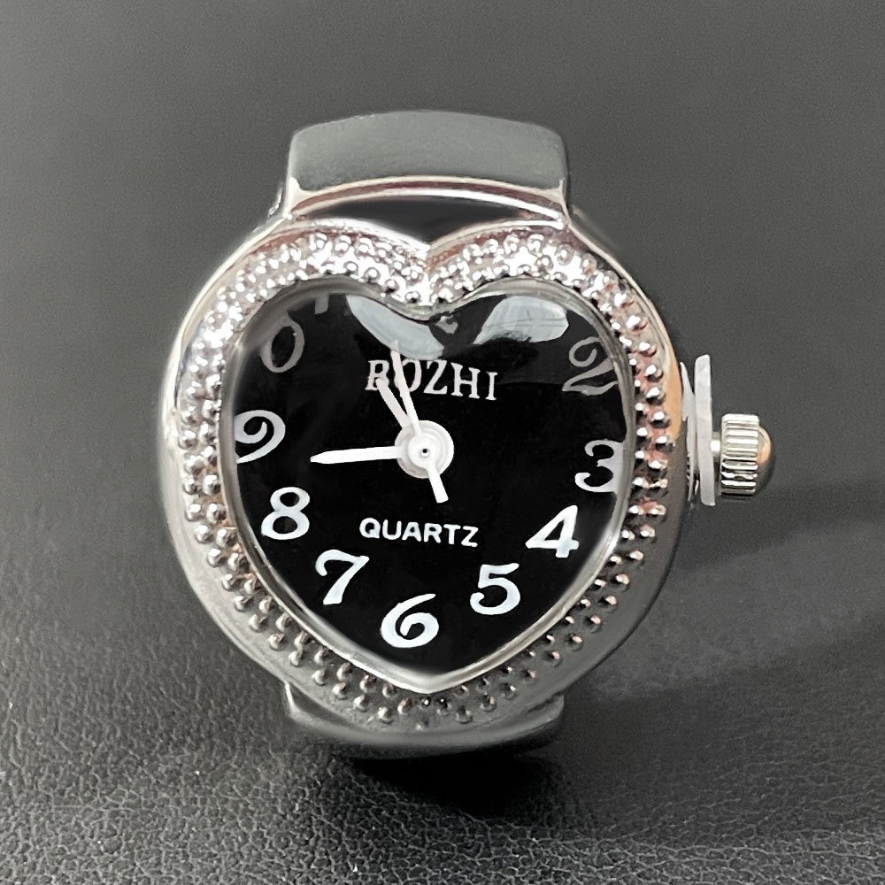 Heart Design Mini Finger Watch - مراجعة Jewelry Watches Men وسعره