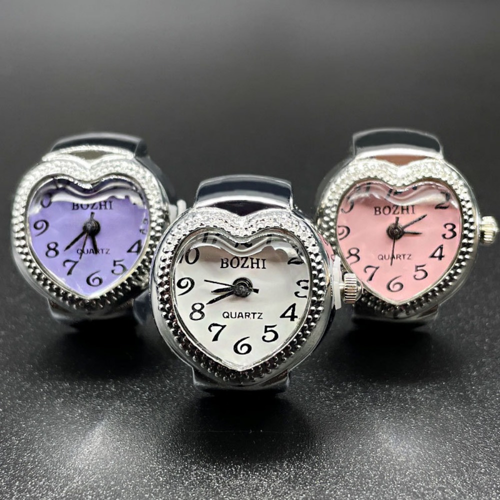Heart Design Mini Finger Watch - مراجعة Jewelry Watches Men وسعره