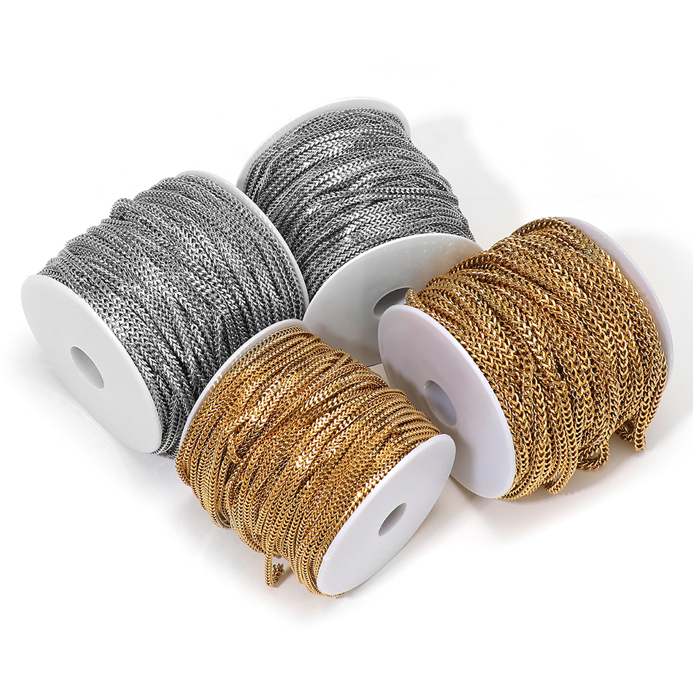 1 Meter Stainless Steel Fashio - مراجعة Hip Hop Chain Necklace وسعره