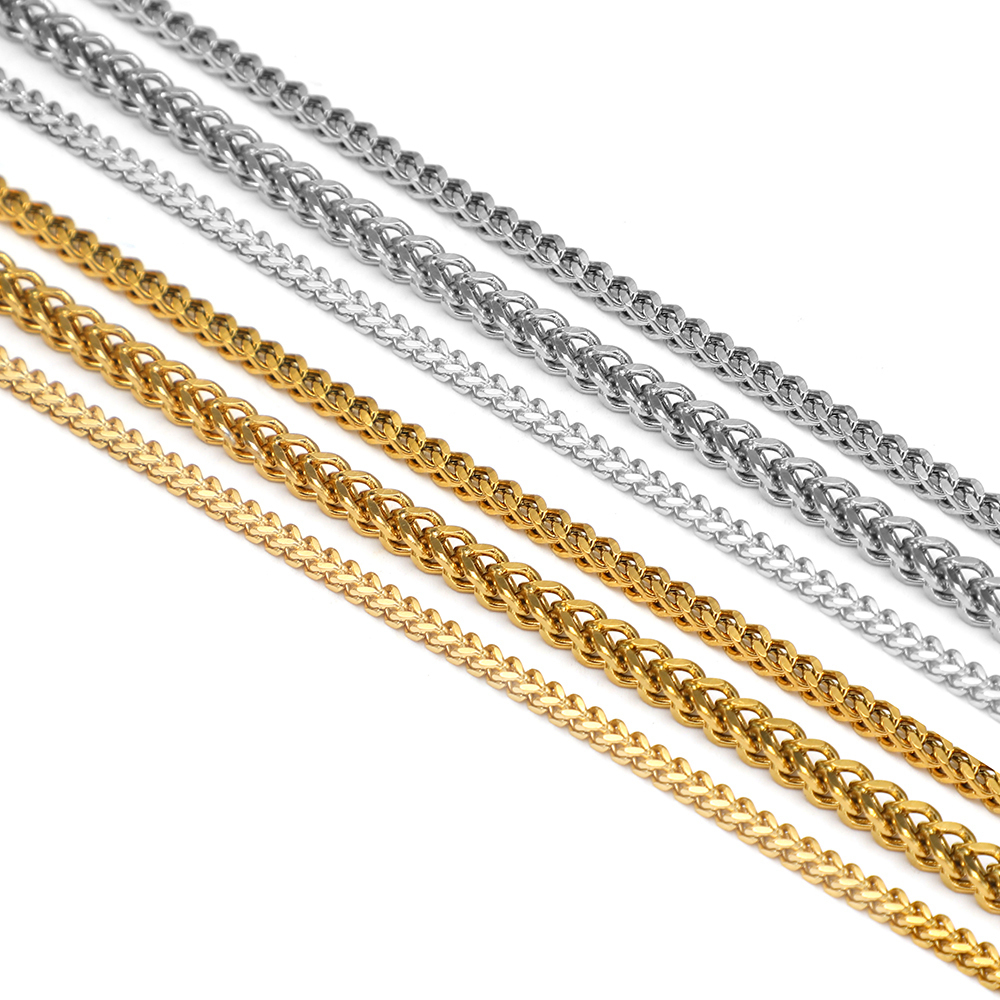 1 Meter Stainless Steel Fashio - مراجعة Hip Hop Chain Necklace وسعره