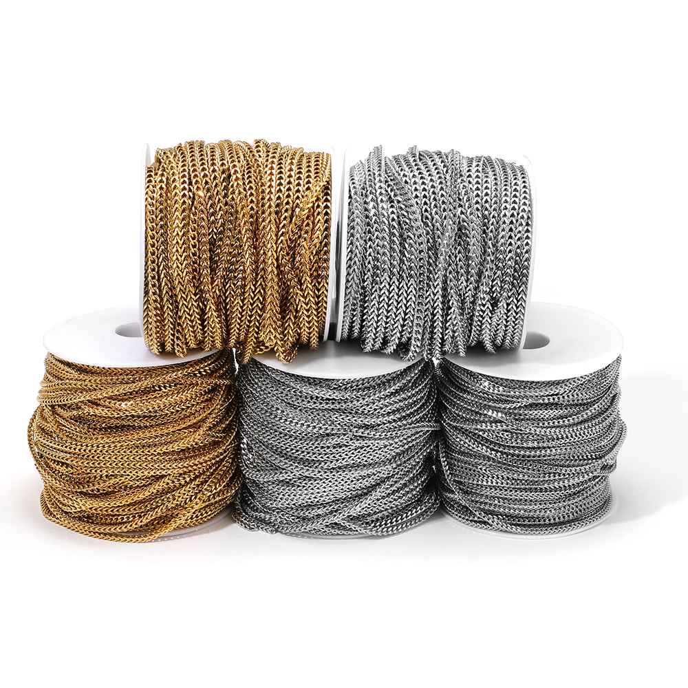 1 Meter Stainless Steel Fashio - مراجعة Hip Hop Chain Necklace وسعره
