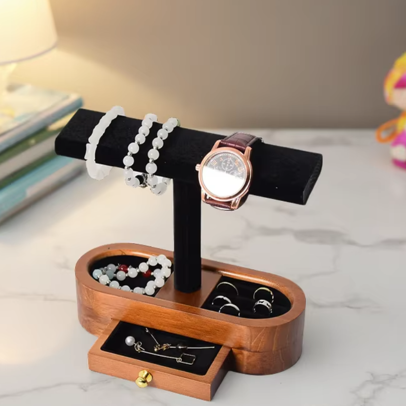 Jewelry Rack Solid Wood Jewelr - مراجعة Jewelry And Watches Store وسعره