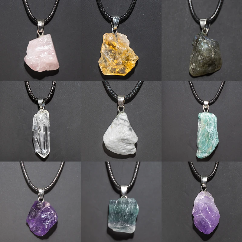 Natural Amethysts Flower Neckl - مراجعة Crystal Choker Necklace وسعره