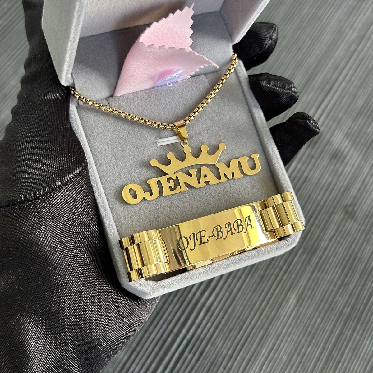 New Customized Name Necklace B - مراجعة Jewelry Watches Men وسعره