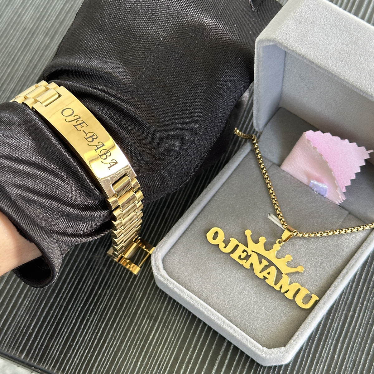 New Customized Name Necklace B - مراجعة Jewelry Watches Men وسعره