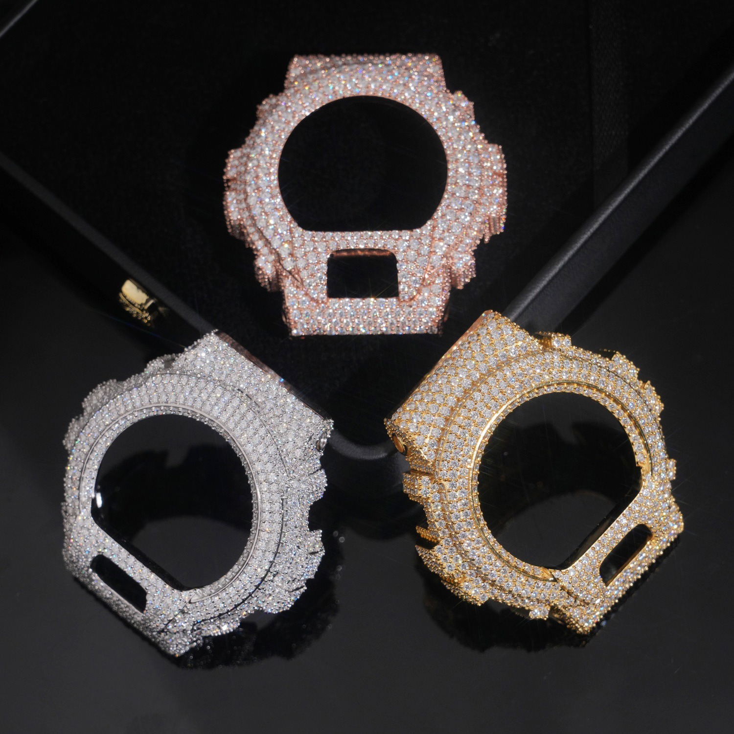 Bling Hip Hop Watch Case: Iced - مراجعة Jewelry Watches Men وسعره