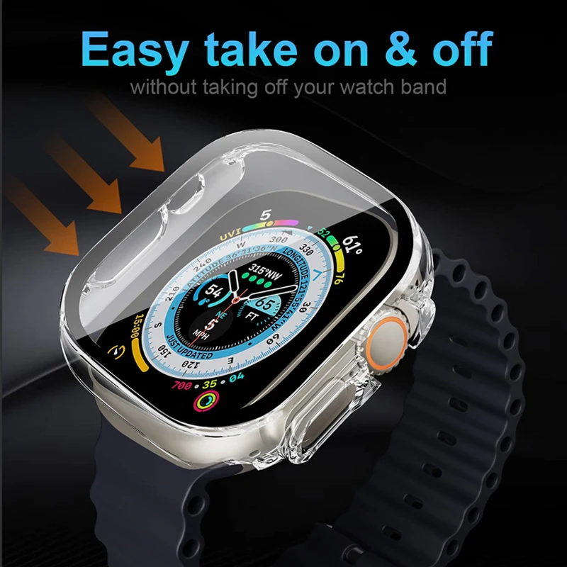 Glass+case For Apple Watch Ult - مراجعة Jewelry Smart Watches وسعره