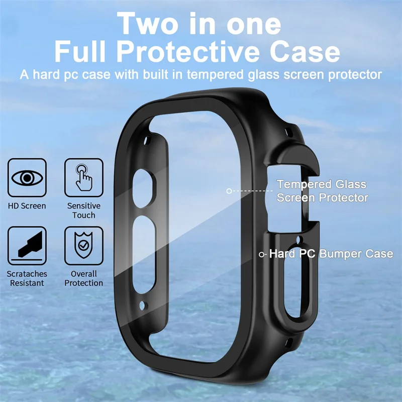 Glass+case For Apple Watch Ult - مراجعة Jewelry Smart Watches وسعره