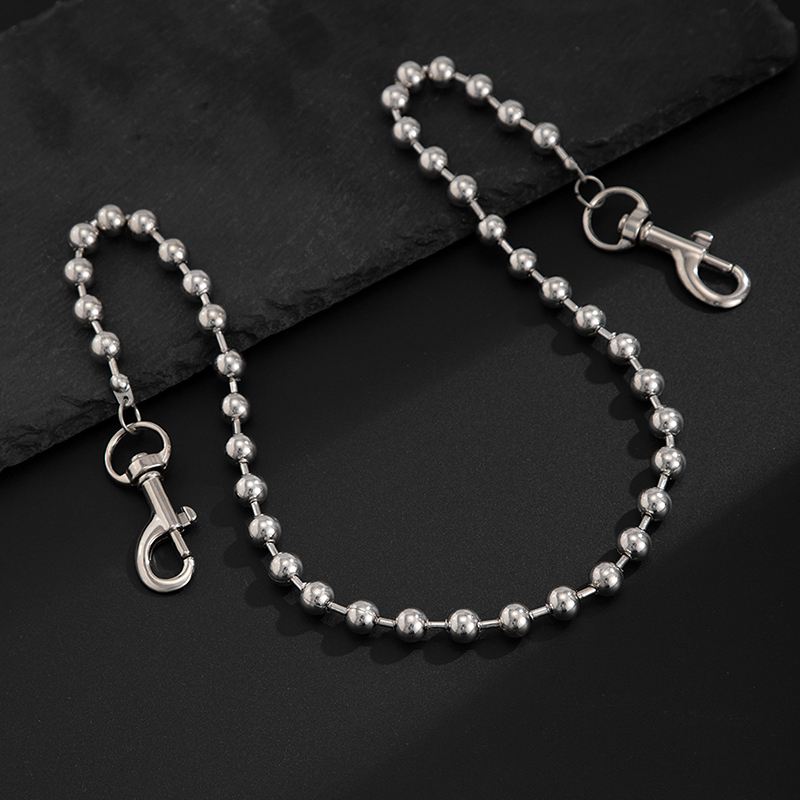 Punk Personalized Jeans Pants  - مراجعة Hip Hop Chain Necklace وسعره